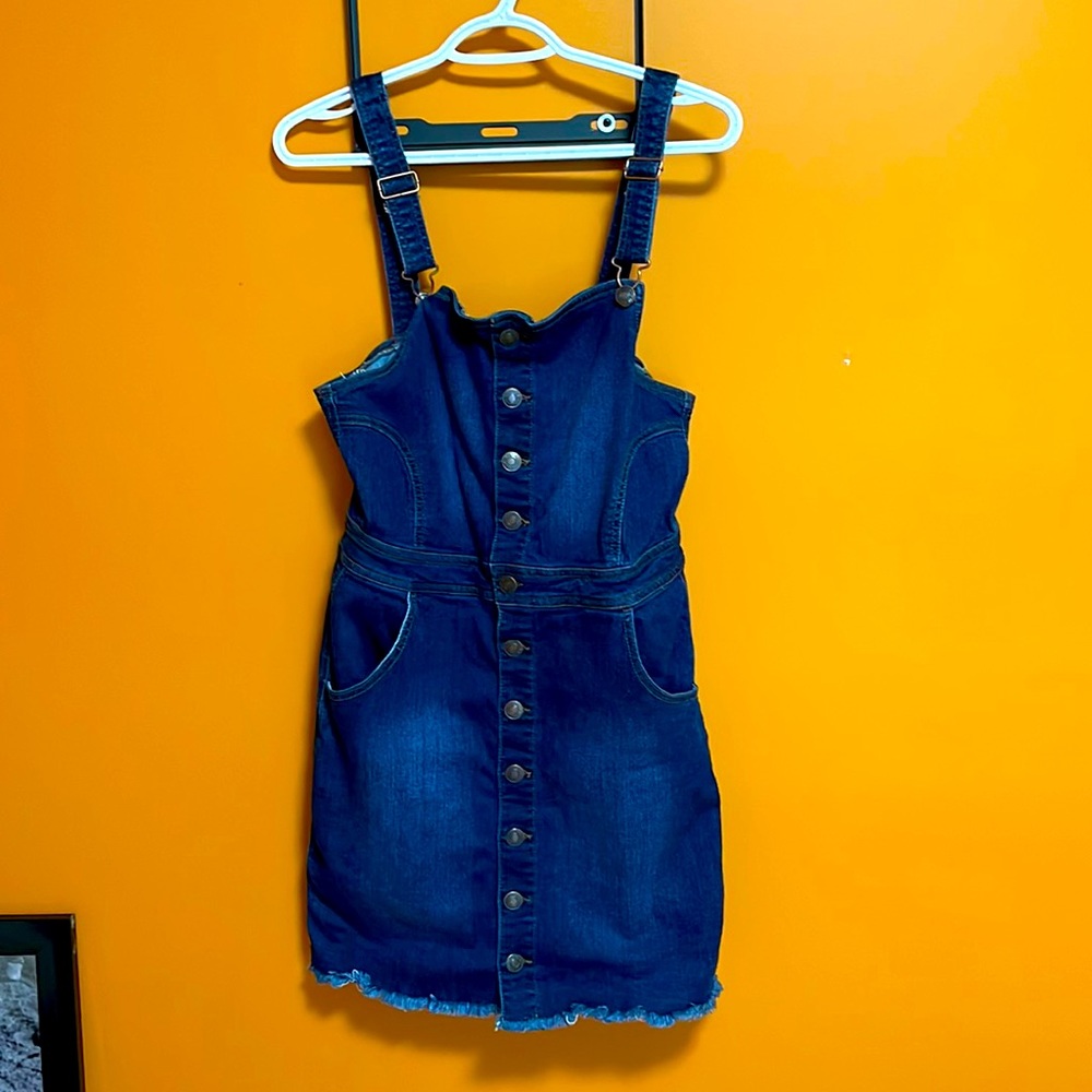 Stretchy jean dress